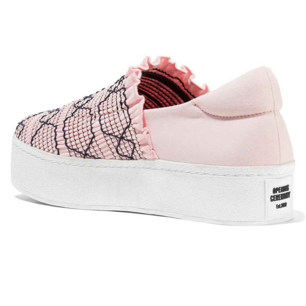 OPENING CEREMONY New Flats Designer Slip-On Platform Sneakers NIB Women's 9 /41 - Picture 8 of 16
